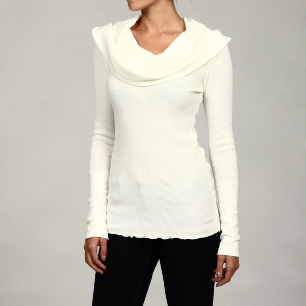 calvin klein cowl neck sweatshirt