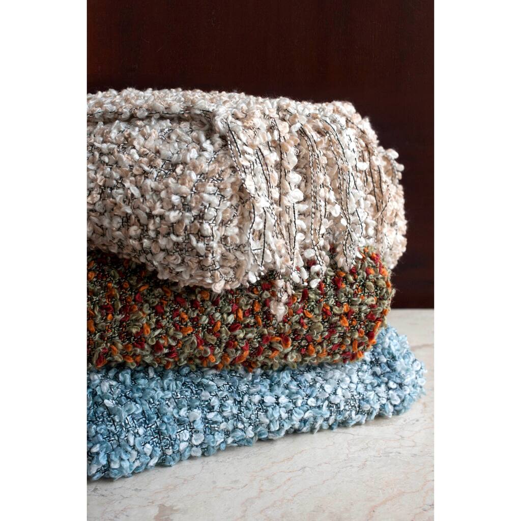 Michelle Woven Yarn Throw