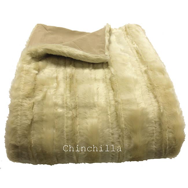 Chinchilla Oversized Throw - Cream