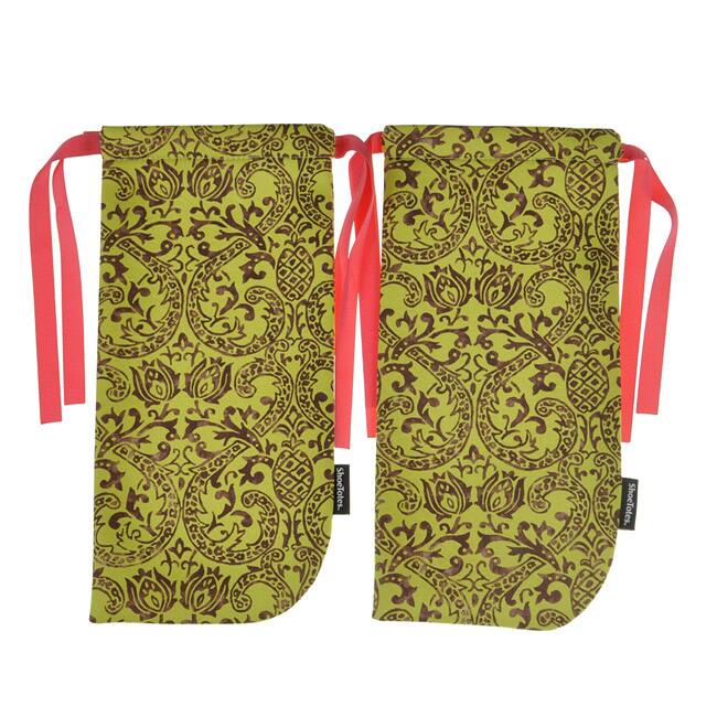 ShoeTotes Pineapple-print Laminate Fabric Shoe Bag