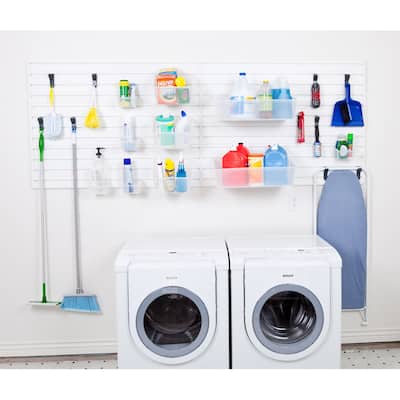 Flow Wall 21 Piece PVC Laundry and Utility Storage Set