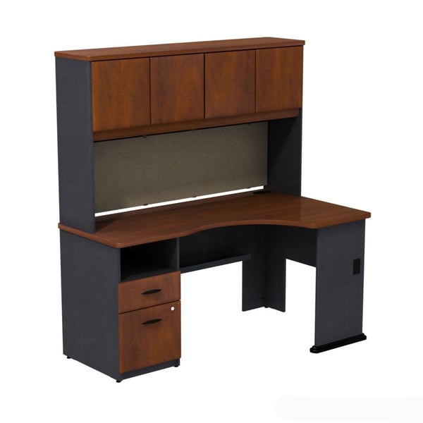 BBF Series A 71 x 36 Single Pedestal Corner Desk with 60 inch Hutch 8b2e4ec8 476d 47b5 b201 b32d1298bf34_600