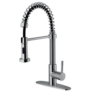 Pull Out Kitchen Faucets - Shop The Best Deals For May 2017 - VIGO Edison Chrome Pull-Down Spray Kitchen Faucet with Deck Plate