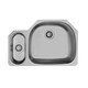preview thumbnail 11 of 10, VIGO 32-inch Undermount Stainless Steel Kitchen Sink, Grid and Two Strainers - Stainless Steel