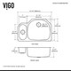 preview thumbnail 10 of 10, VIGO 32-inch Undermount Stainless Steel Kitchen Sink, Grid and Two Strainers - Stainless Steel