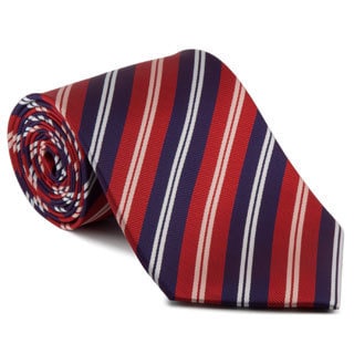 Platinum Ties Men's Patterned 'Blue Diplomat' Tie - 13365542 ...