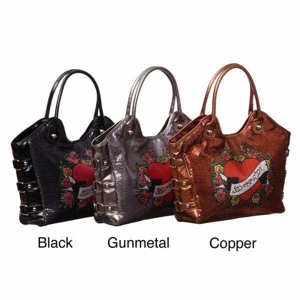 Ed Hardy Fleur Delight Anna Tote Bag Ed Hardy Tote Bags