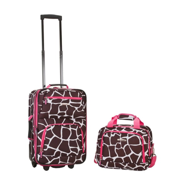 rockland two piece luggage set