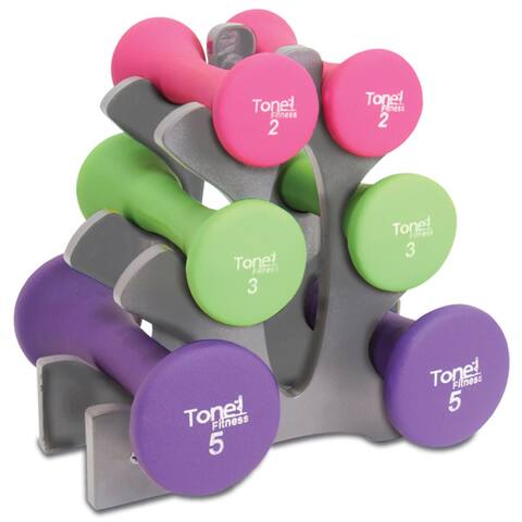 Tone Fitness 20-pound Dumbbell Weight Set