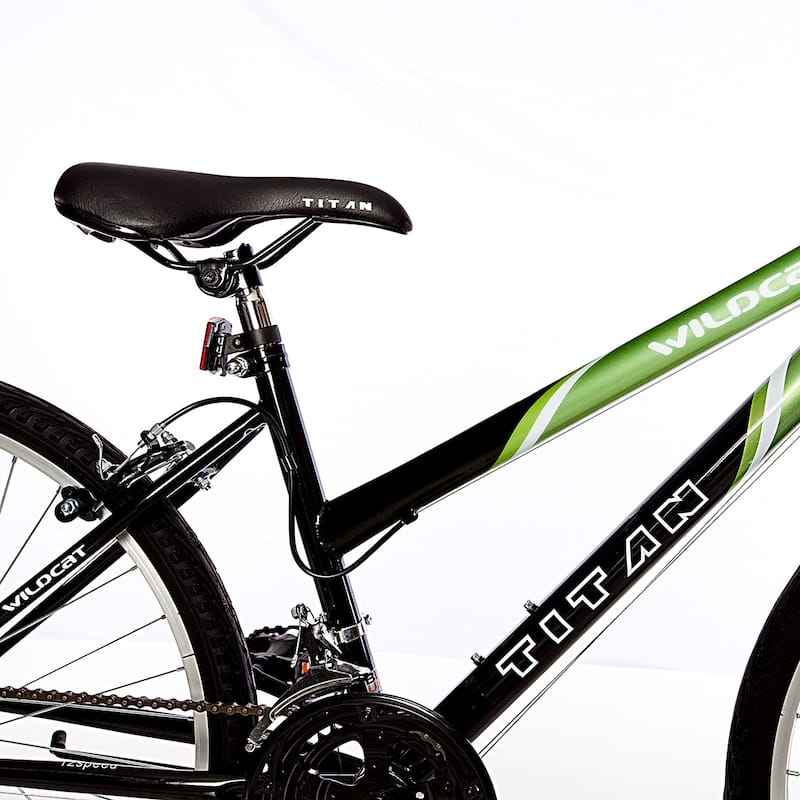 Titan Wildcat Women's 18-Speed Mountain Bike, Lime Green & Black
