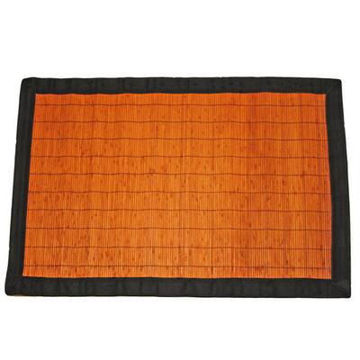 Handmade Dark Brown Threaded Rayon from Bamboo Rug - 2' x 3'