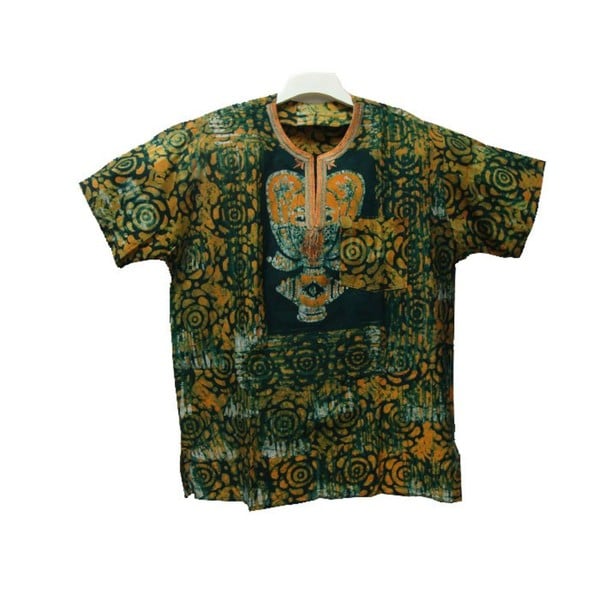 Shop Men's Cotton Embroidered African Dashiki (Ghana) - Free Shipping ...