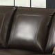 preview thumbnail 4 of 5, Louis Leather Gel Indoor Sectional Sofa