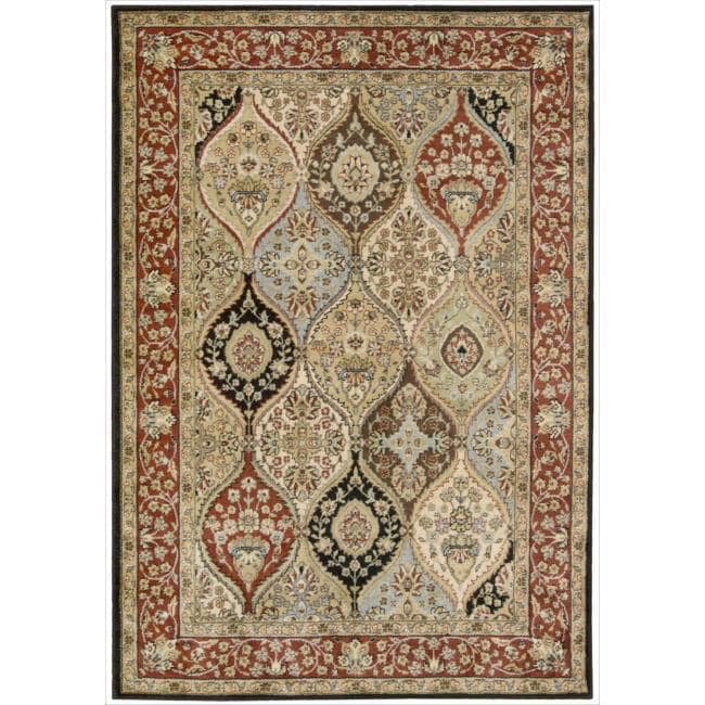 Nourison Gramercy Multi Wool blend Oriental Rug (53 X 75)