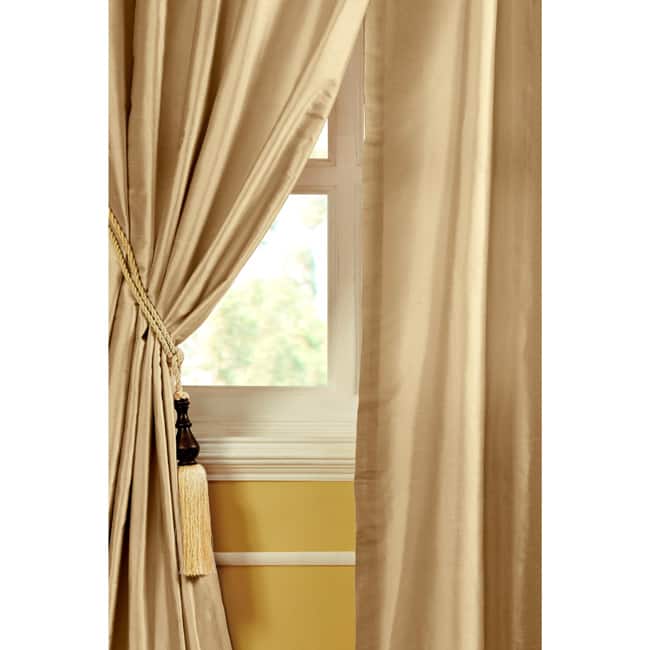 Mallory Dupioni Silk 96-inch Curtain Panel - 52 X 96