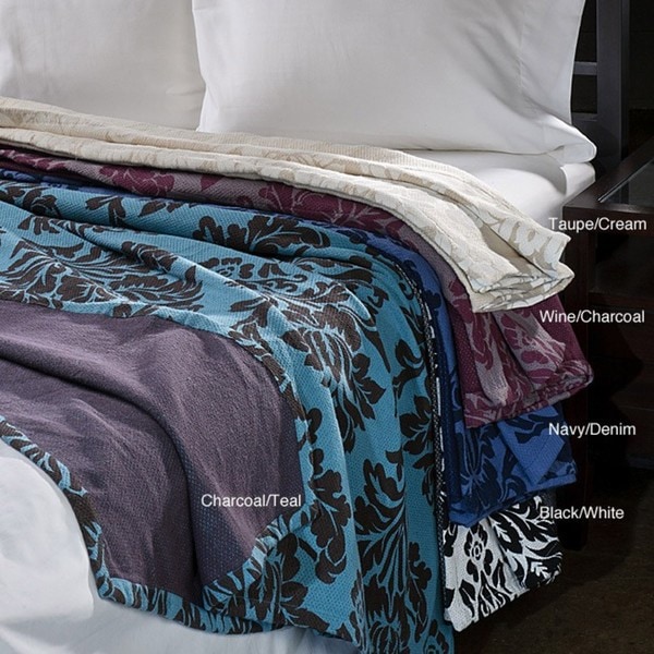 Havana Reversible King size Cotton Blanket