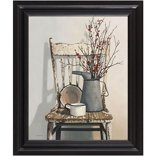 Cecile Baird 'Watering Can on Chair' Framed Art - Free Shipping Today ...