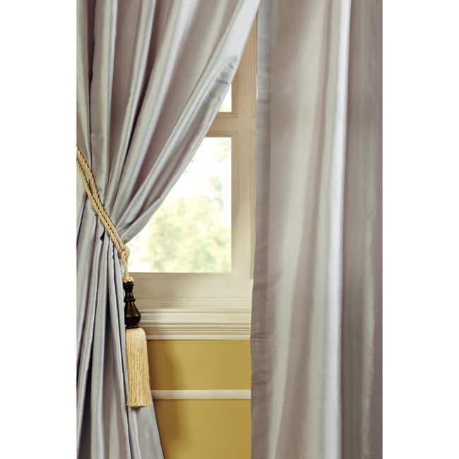 Faye Dupioni Silk 84-inch Curtain Panel - 52 x 84