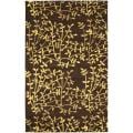 Safavieh Handmade Soho Moments Brown New Zealand Wool Rug - 3'6' x 5'6'