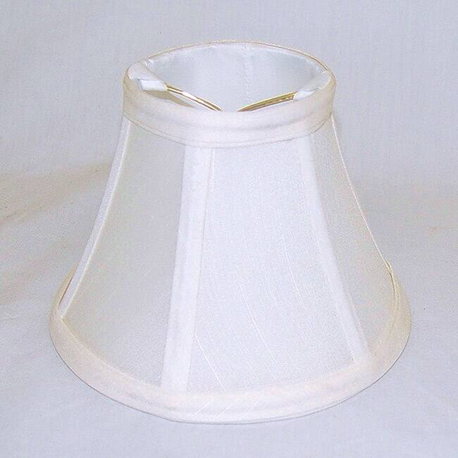 Round Silk Off-white Lamp Shade