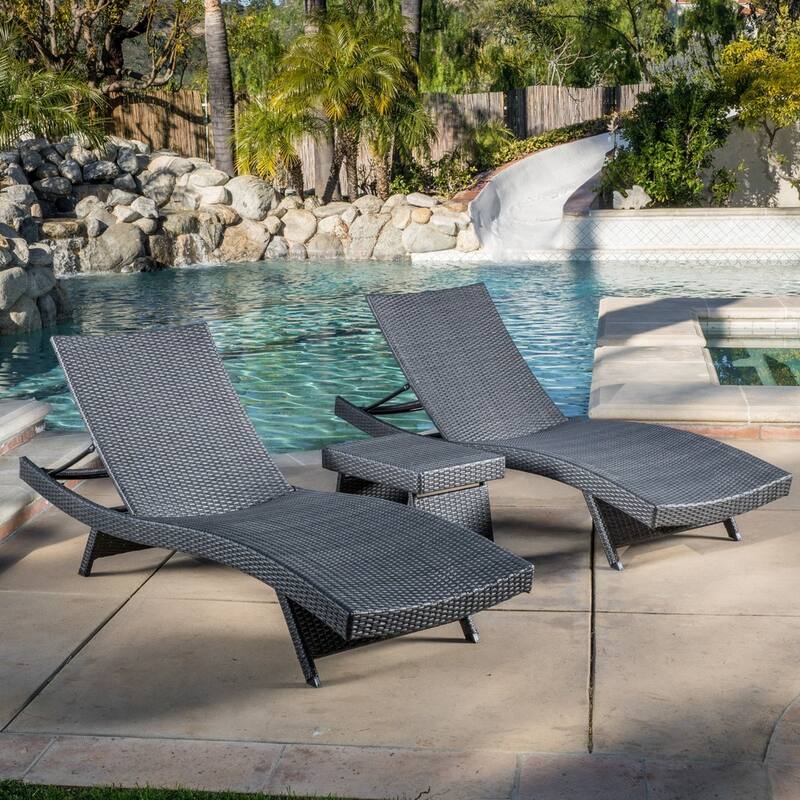 Vilano 3-piece Outdoor Lounge Set by Christopher Knight Home
