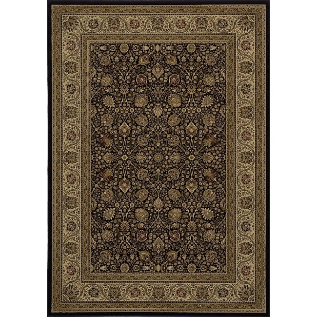 Westminster Kashan Black Rug (910 X 136)