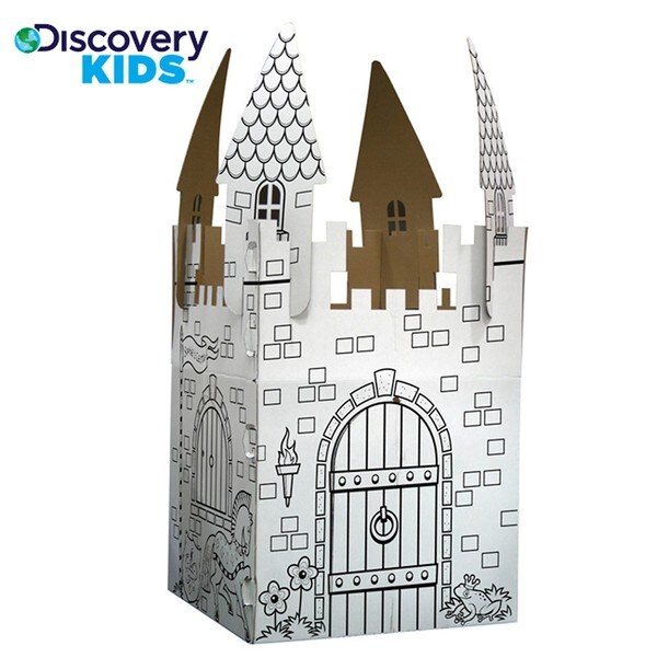 discovery kids cardboard playhouse