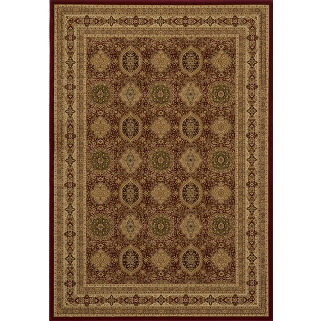 Westminster Tabriz Red Panel Rug (910 X 136)