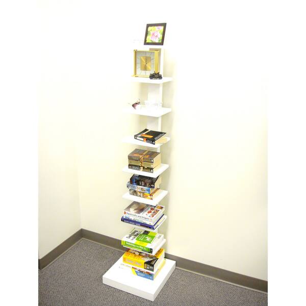 Shop Spine Standing Book Shelves White Overstock 6014726
