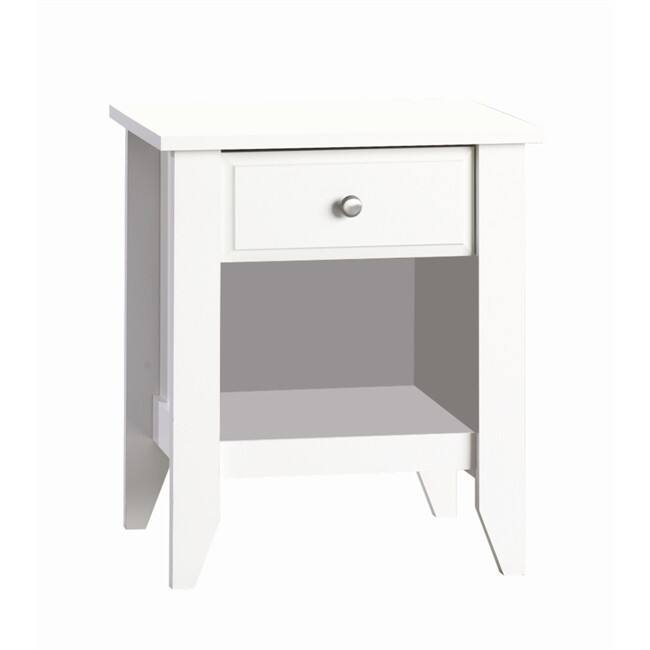 Shoal Creek Nightstand - Matte White