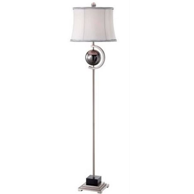Global Reflections Marble Contemporary Floor Lamp