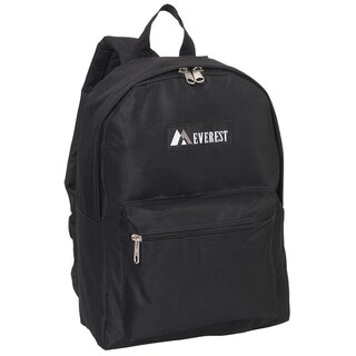 Everest 15-inch Basic Polyester Backpack with Padded Shoulder Straps ...