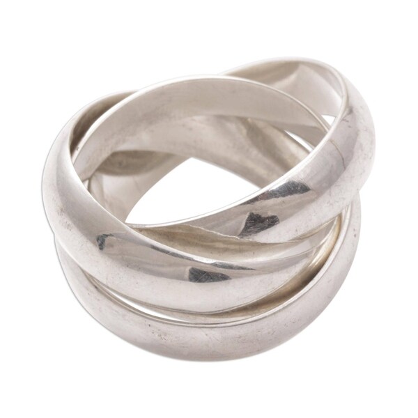 cartier mens ring silver