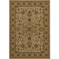 Power loomed Kerman Ivory Rug (3'11 x 5'7) 3x5   4x6 Rugs