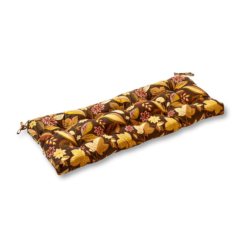 44-inch Outdoor Timberland Floral Swing/ Bench Cushion