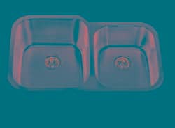 Fine Fixtures Undermount Offset Stainless Steel Double Bowl Sink