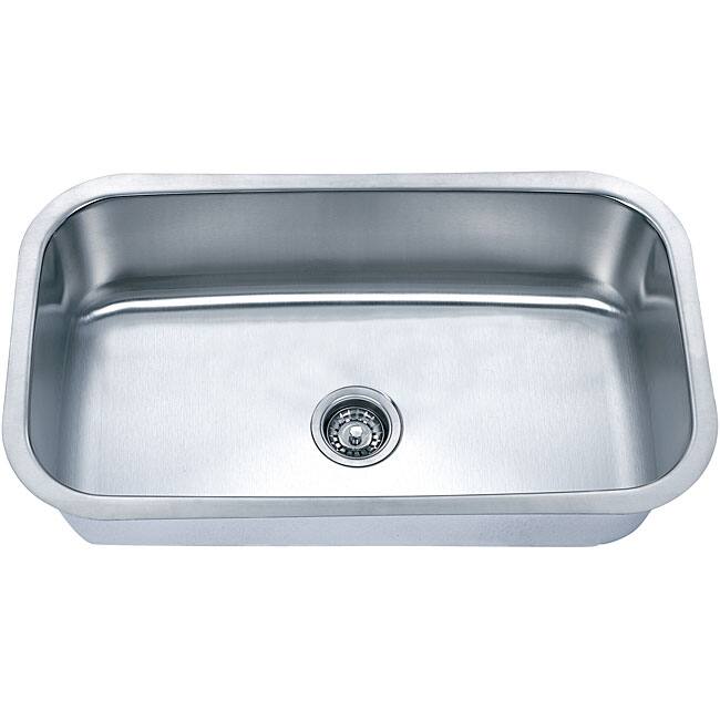 Fine Fixtures Undermount Stainless Steel Single Bowl Sink