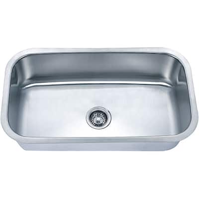 Fine Fixtures Undermount Stainless Steel Single Bowl Sink
