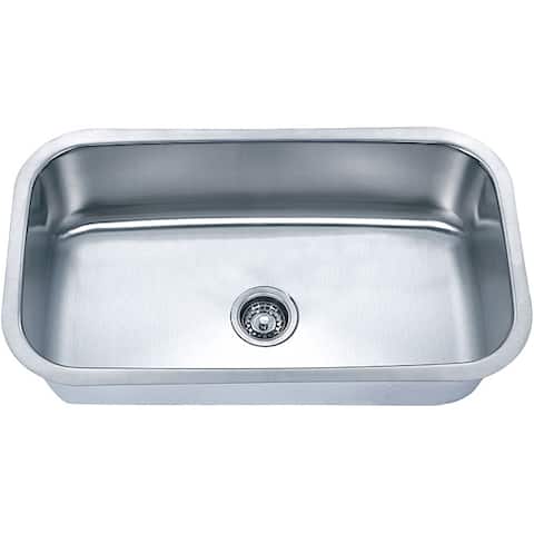 Fine Fixtures Undermount Stainless Steel Single Bowl Sink