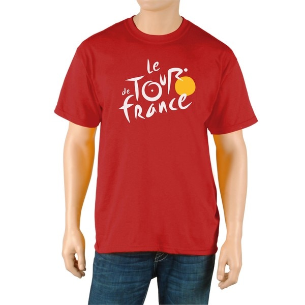 Le Tour de France Men's Red Cotton Official T Shirt Tour de France Cycling Clothes
