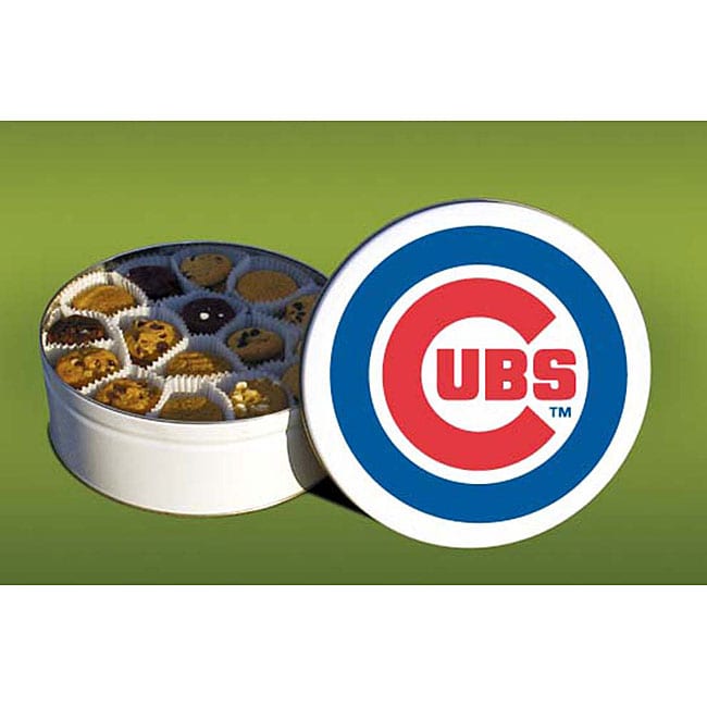 Mrs. Fields Chicago Cubs 96 Nibbler Cookies Tin