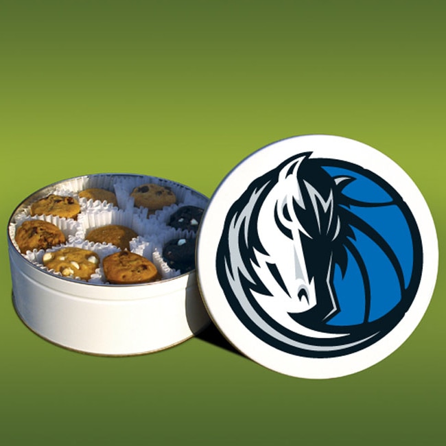 Mrs. Fields Dallas Mavericks 96 Nibbler Cookies Tin