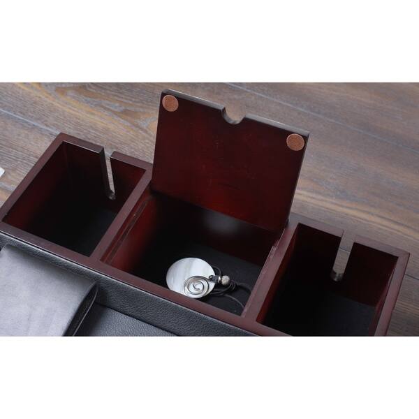 Shop Monarch Rich Mahogany Dresser Valet Free Shipping Today