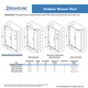 preview thumbnail 32 of 45, DreamLine Unidoor 47-48 in. W x 72 in. H Frameless Hinged Shower Door with Shelves - 47" - 48" W - 47" - 48" W
