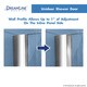 preview thumbnail 23 of 45, DreamLine Unidoor 47-48 in. W x 72 in. H Frameless Hinged Shower Door with Shelves - 47" - 48" W - 47" - 48" W