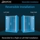 preview thumbnail 10 of 45, DreamLine Unidoor 47-48 in. W x 72 in. H Frameless Hinged Shower Door with Shelves - 47" - 48" W - 47" - 48" W