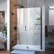 preview thumbnail 41 of 45, DreamLine Unidoor 47-48 in. W x 72 in. H Frameless Hinged Shower Door with Shelves - 47" - 48" W - 47" - 48" W