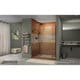 preview thumbnail 12 of 45, DreamLine Unidoor 47-48 in. W x 72 in. H Frameless Hinged Shower Door with Shelves - 47" - 48" W - 47" - 48" W