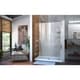 preview thumbnail 5 of 45, DreamLine Unidoor 47-48 in. W x 72 in. H Frameless Hinged Shower Door with Shelves - 47" - 48" W - 47" - 48" W Chrome Finish