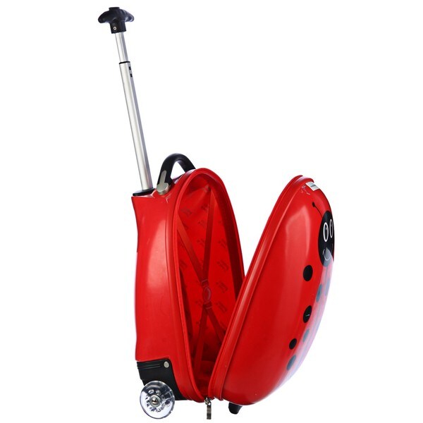 ladybug suitcase rolling